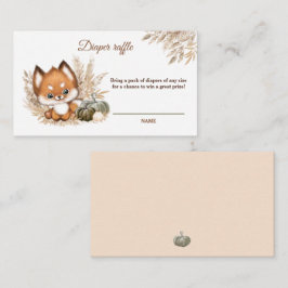 Fall Baby Dusche Windelwaschkarte Begleitkarte