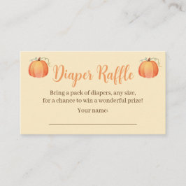 Fall Baby Duwer Diaper Raffelkarten Begleitkarte