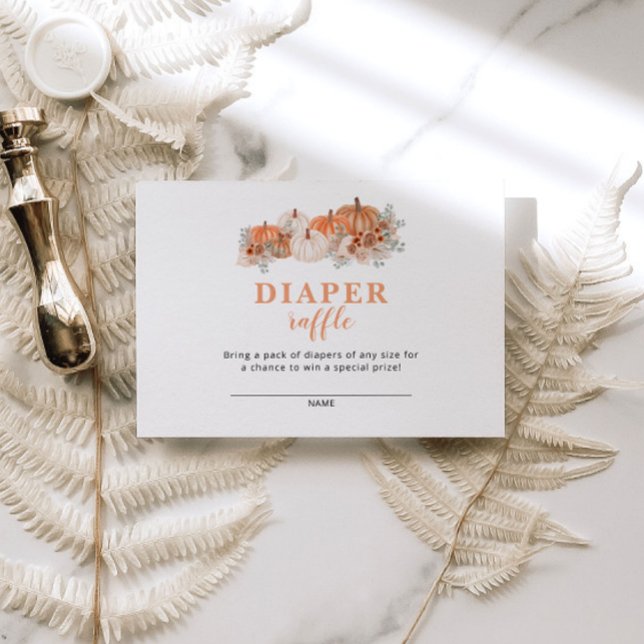 Fall Baby Duwer Pumpkin Baby Duschkabine Windeln R Begleitkarte (Von Creator hochgeladen)