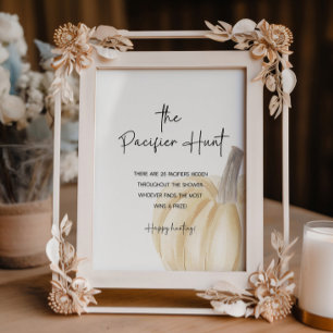 Fall Baby Shooter Poster Schnuller Jagen