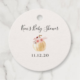 Fall Baby Shower Fevor Tags Geschenkanhänger