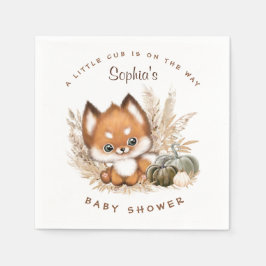 Fall Baby Showpapier & Party Napkins Serviette