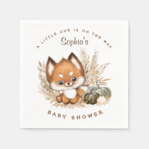 Fall Baby Showpapier & Party Napkins Serviette