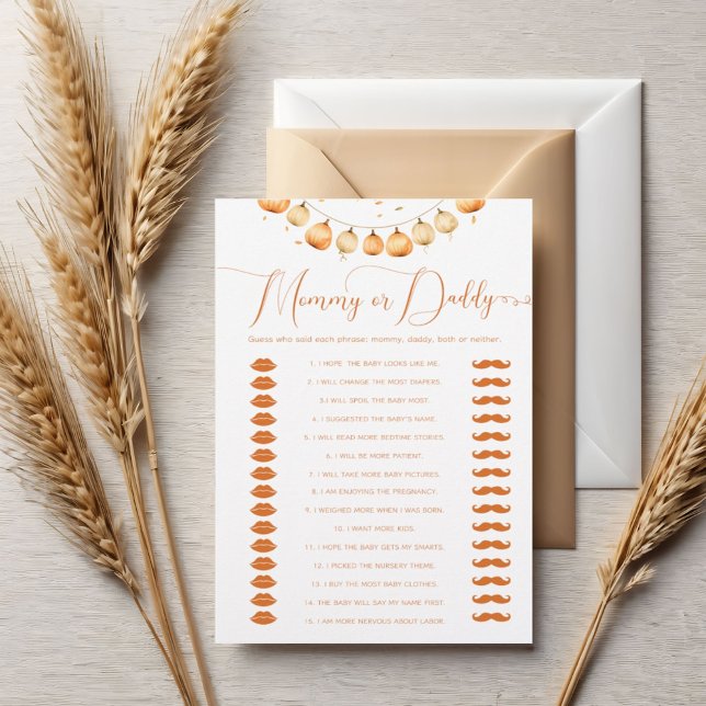 Fall Bären Kürbis, der sagte es Mommy oder Daddy S (Von Creator hochgeladen)