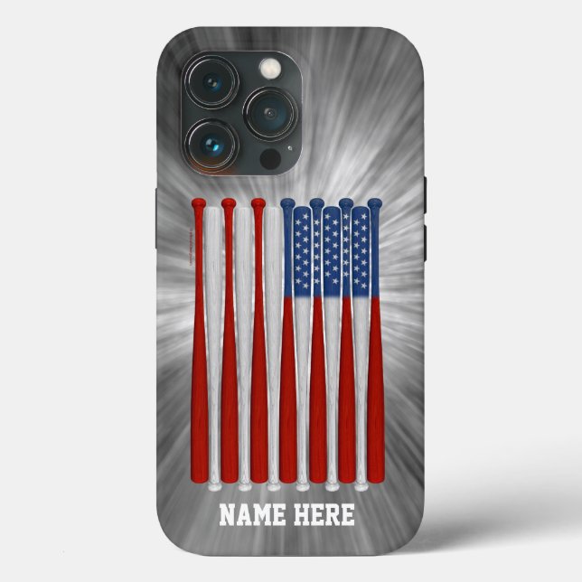 Fall Baseball America (USA) Case-Mate iPhone Hülle (Rückseite)