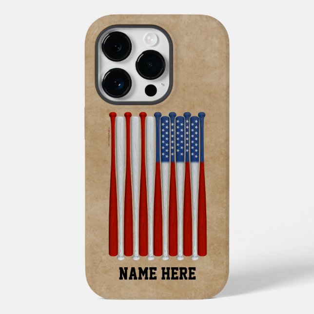Fall Baseball America (USA) Case-Mate iPhone Hülle (Rückseite)