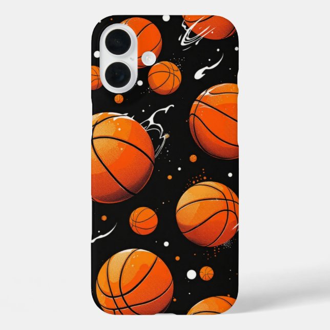 Fall Basketball Bounce Case-Mate iPhone Hülle (Rückseite)