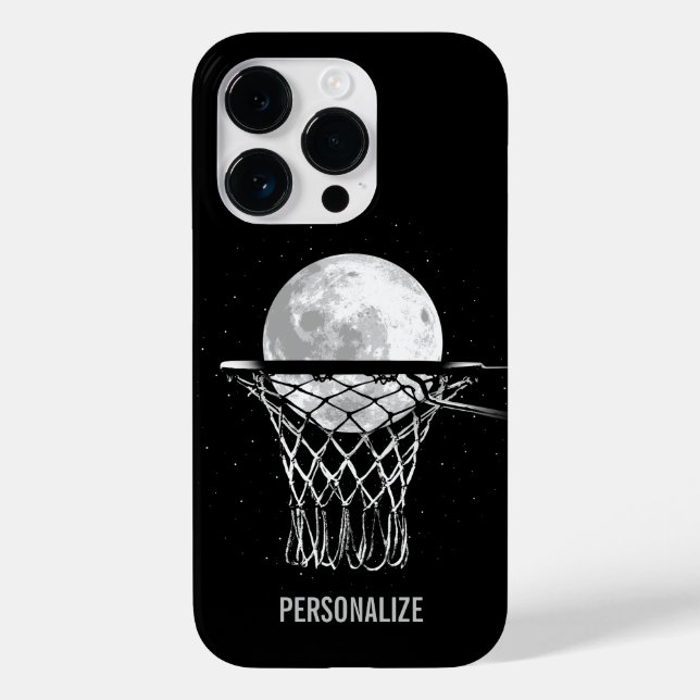 Fall Basketball Moon Case-Mate iPhone Hülle (Rückseite)