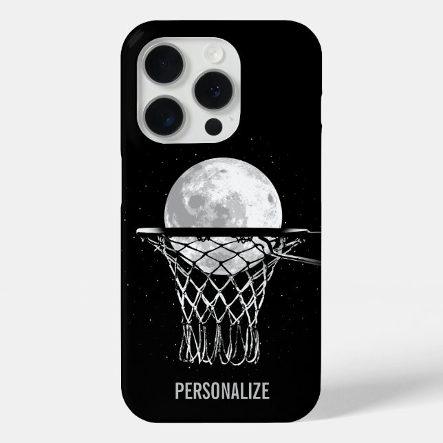 Fall Basketball Moon Case-Mate iPhone Hülle (Rückseite)