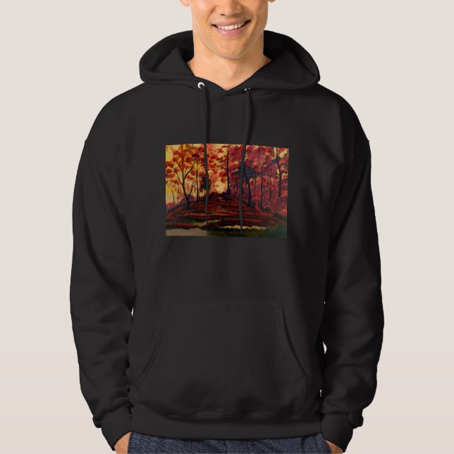 Fall-Baum-Linie Hoodie (Vorderseite)