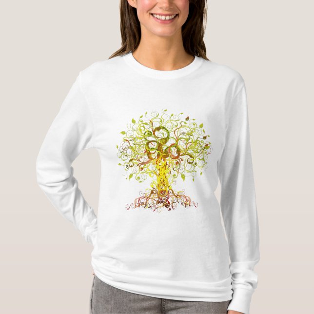 Fall-Baum T-Shirt (Vorderseite)