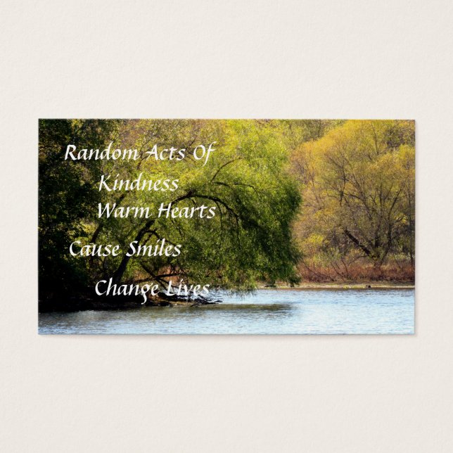Fall Beauty Random Acts of Kindness Cards (Vorderseite)