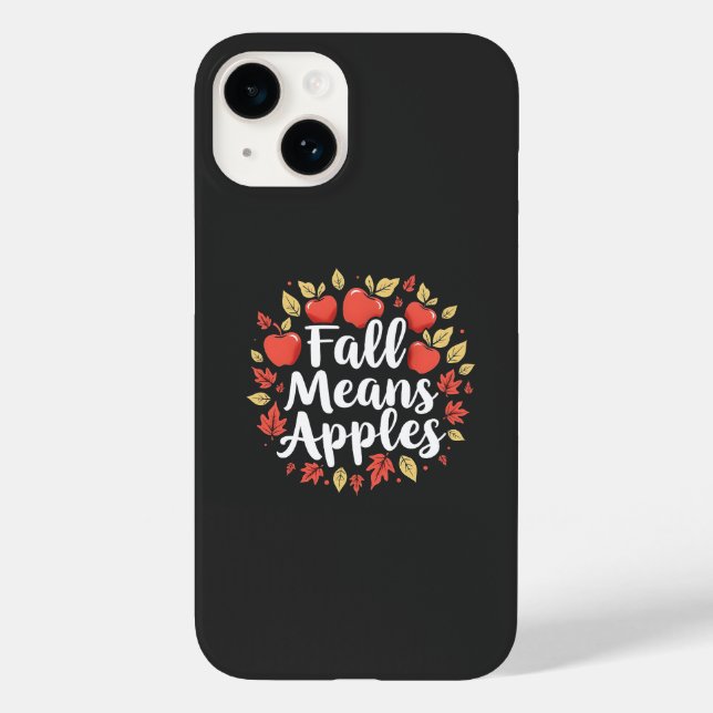 Fall bedeutet Apple Picking Saison Herbst Herbst Case-Mate iPhone Hülle (Rückseite)