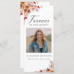 Fall Beerdigung für immer in unserem Herzgedicht G