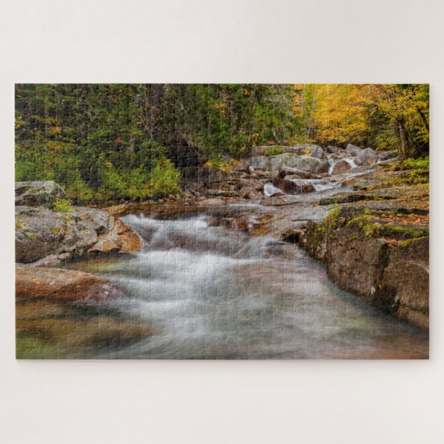 Fall bei Jefferson Brook, New Hampshire Puzzle (Horizontal)