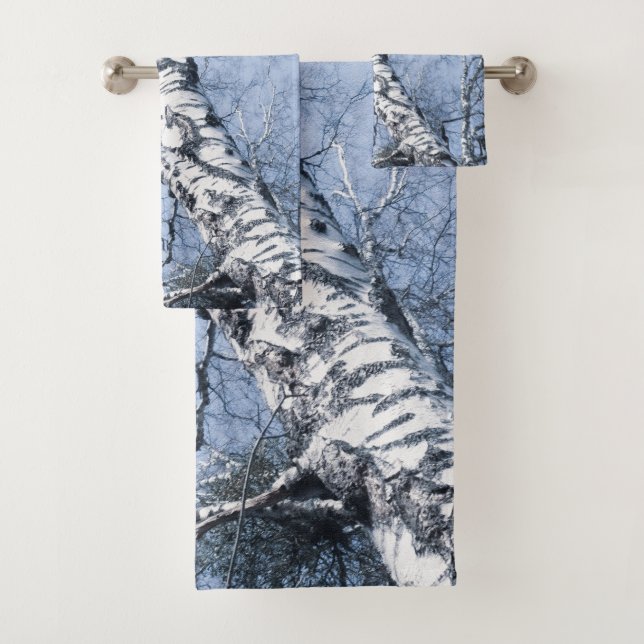 Fall Birch Tree #1 #wall #decor #art Badhandtuch Set (Insitu)