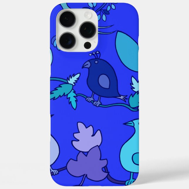 Fall Blue Birds Case-Mate iPhone Hülle (Rückseite)