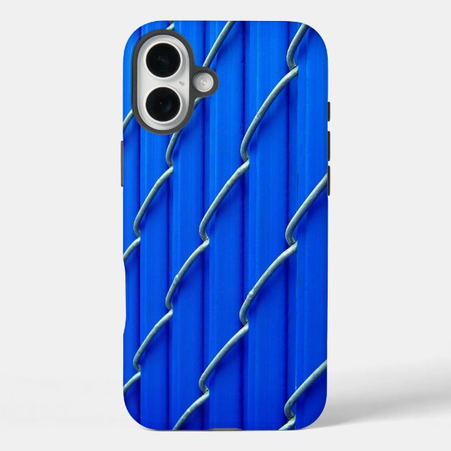 Fall Blue Fence Phone Case-Mate iPhone Hülle (Rückseite)