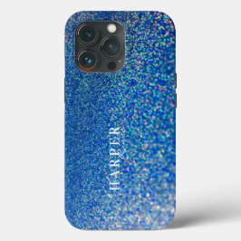 Fall Blue Glitzer Individuelle Name Case-Mate iPho iPhone Hülle