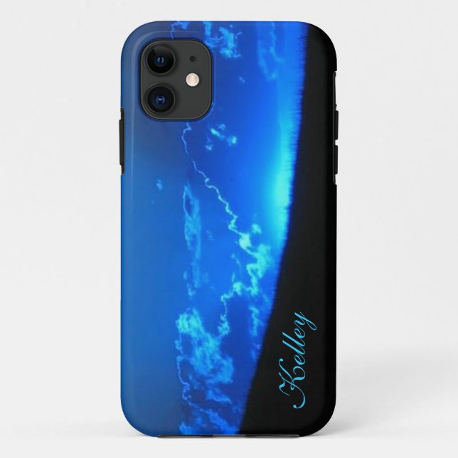 Fall Blue Moon Horizon iPhone 5 *Personalisieren* Case-Mate iPhone Hülle (Rückseite)