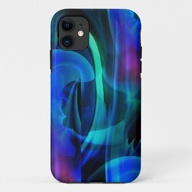 Fall Blue Planet Explosion iPhone 5 Case-Mate iPhone Hülle (Rückseite)