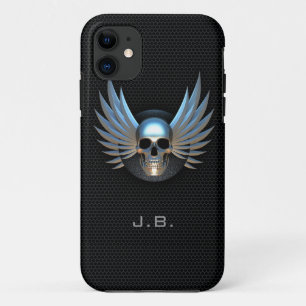 Fall Blue Winged Skull iPhone 5 Case-Mate iPhone Hülle