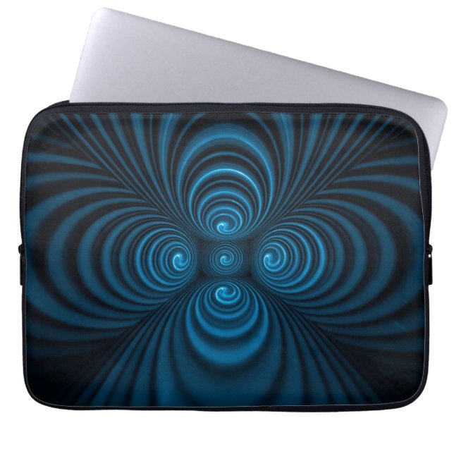 Fall Blue Wonder Laptopschutzhülle (Vorderseite)