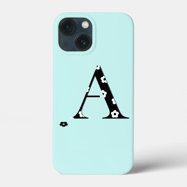 Fall Blume Gemustert Letter A iPod Touch Case-Mate iPhone Hülle (Rückseite)