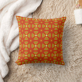 Fall-Blume Geometrisch Gemustert Kissen