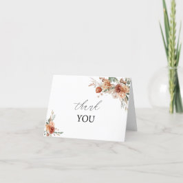 Fall Blume Watercolor Kinderdusche Danke