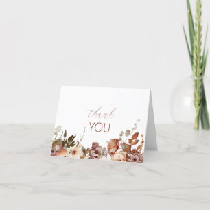 Fall Blume Watercolor Kinderdusche Danke
