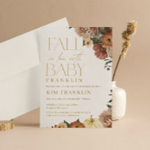 Fall Blumenfall in Liebe Babydusche