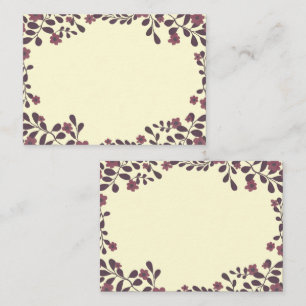 Fall Blumenrahmen Sweet Boho Blume Custom Platzkarte