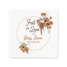 Fall Boho Babydusche Napkins