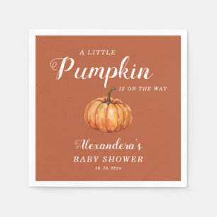 Fall Boho Pumpkin Baby Dusche Serviette