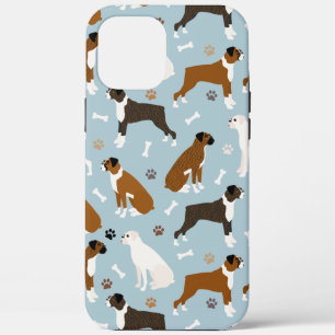 Fall Boxer Dog Bones and Paws Case-Mate iPhone Hülle