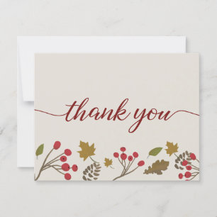 Fall Brautparty Danke Herbst Blattwerk