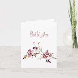 Fall-Brautparty-Karte Dankeskarte