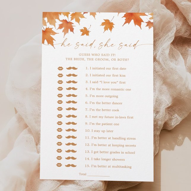 Fall Brautparty, sagte er, sie sagte Game (Von Creator hochgeladen)