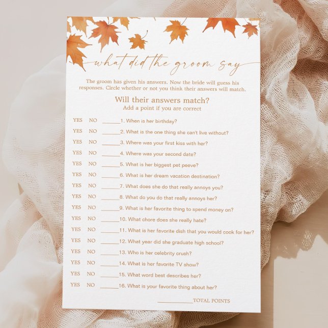 Fall Brautparty, was er gesagt hat (Von Creator hochgeladen)