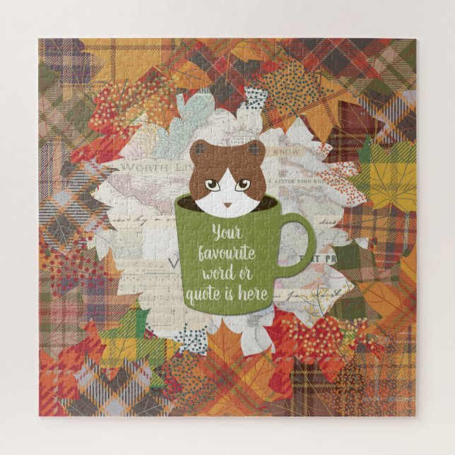 Fall Break Cat Puzzle (Vertikal)