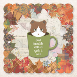 Fall Break Cat Untersetzer