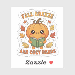Fall Breeze und Cosy Reads Sticker - Niedlicher Pu