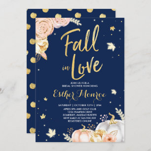 Fall Bridal Dusche Einladung Fall in Liebe Dusche