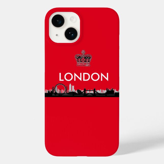 Fall British Red London Case-Mate iPhone Hülle (Rückseite)
