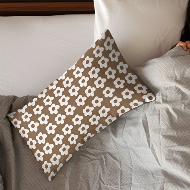 Fall Brown Floral Pillow Kissenbezug (Von Creator hochgeladen)