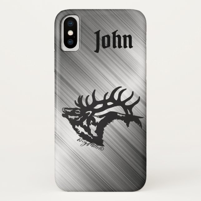 Fall Bull Elk Case-Mate iPhone Hülle (Rückseite)