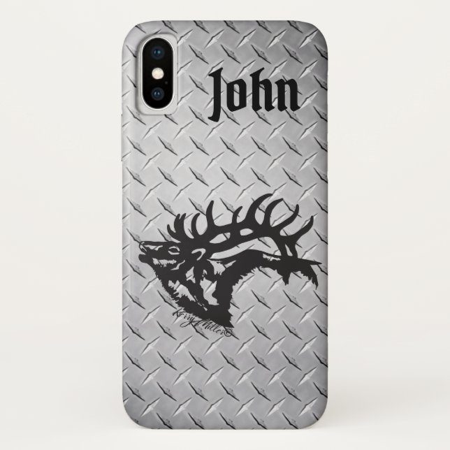 Fall Bull Elk Case-Mate iPhone Hülle (Rückseite)