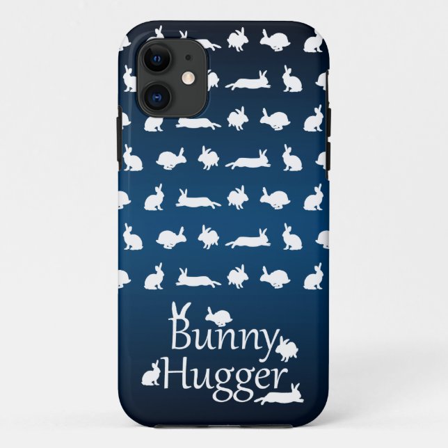 Fall Bunny Hugger iPhone 5 (dunkel/hellblau) Case-Mate iPhone Hülle (Rückseite)