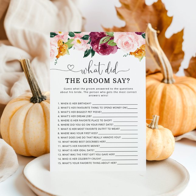 Fall burgundy Was hat der Bräutigam gesagt Brautpa (Von Creator hochgeladen)